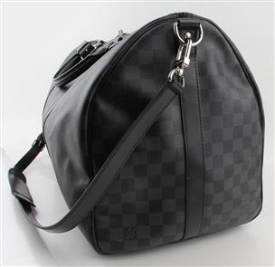 Louis Vuitton Keepall Bandouliere 45 Damier Graffit Canvas Black Unused